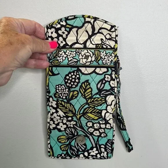 Vera Bradley Island Blooms Bundle of Two! Frannie Bag + Wallet - Picture 9 of 10